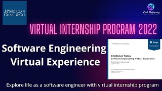 JPMorgan Chase & Co. Software Engineering Virtual Internship Program 2022 screenshot 5