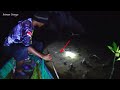 hunting crab!! mencari ketam Nipah di malam hari pakai sampan