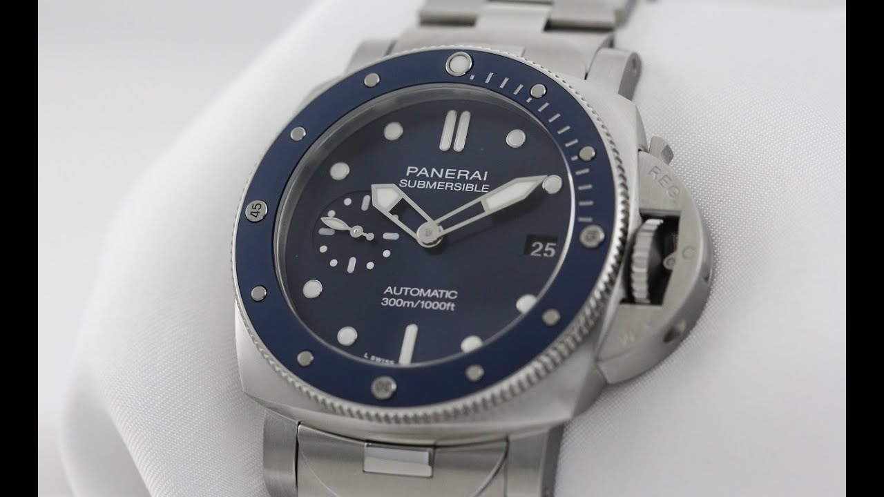 パネライ　PAM01068　サブマーシブル ブルーノッテ　(42MM)