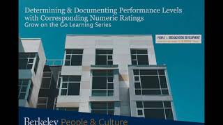Determining and Documenting Performance Levels with Corresponding Numeric Ratings