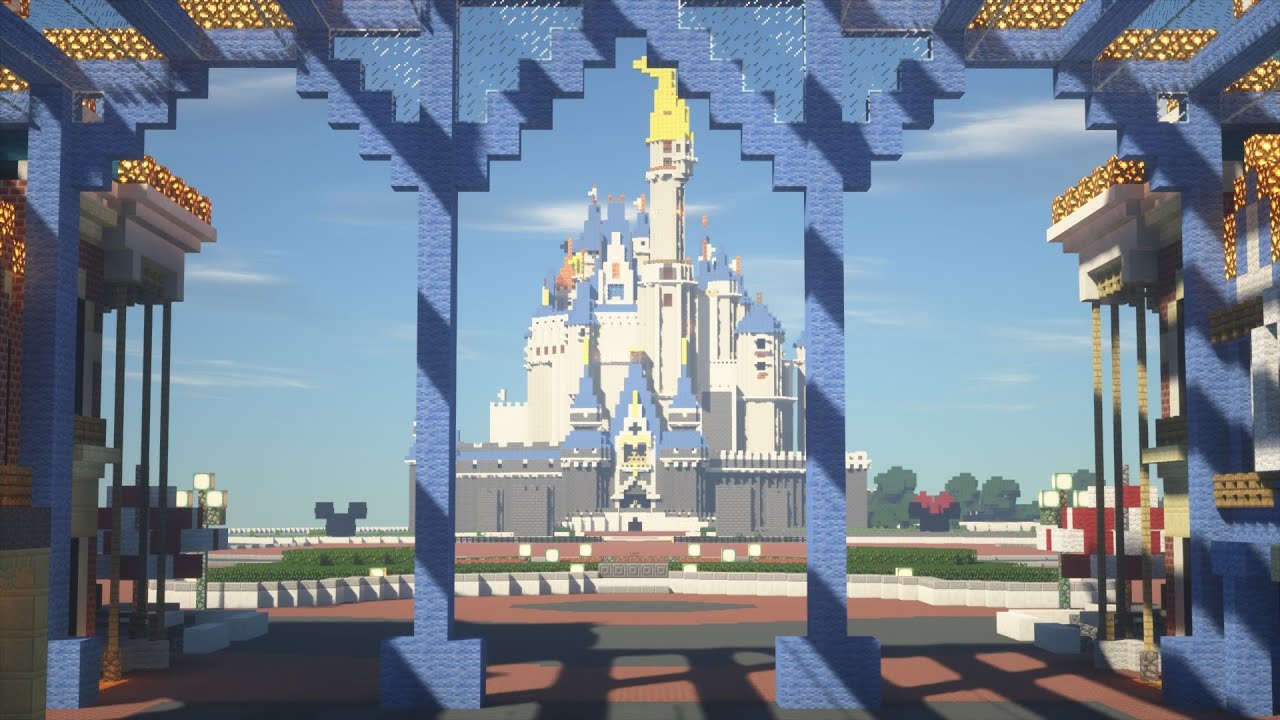 Minecraftで東京ディズニーランド再現計画 １tokyo Disney Land Reproduced In Minecraft Youtube