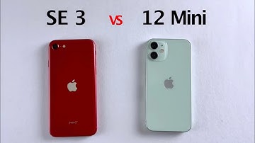 iPhone SE 3 vs 12 Mini | SPEED TEST