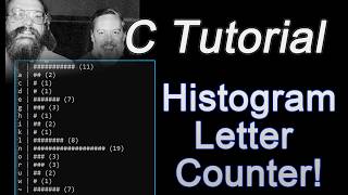 C Programming Tutorial: Tiny histogram letter counter in the console!