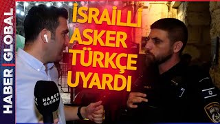 İsrailli Asker Canlı Yayında Türkçe Uyardı: Haber Global Yayınında Dikkat Çeken Anlar Resimi