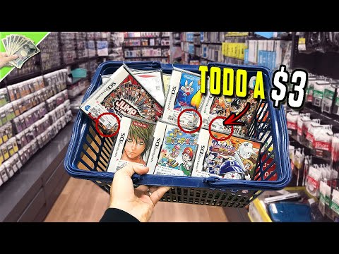 ¿Cuántos juegos de NINTENDO DS compraré con $100?  | RETO DS | Juegos EXCLUSIVOS en JAPÓN