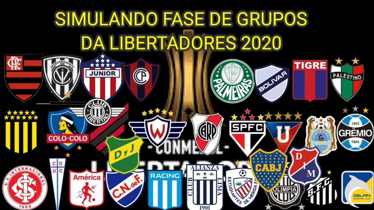 CONMEBOL LIBERTADORES 2020 - SIMULANDO A FASE DE GRUPOS ...