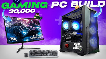 30,000/-Rs Pc Build provides Best performance | Gaming PC Build Under 30k  with GPU😳 #gamingpc