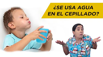 ¿Se puede cepillar sólo con agua?