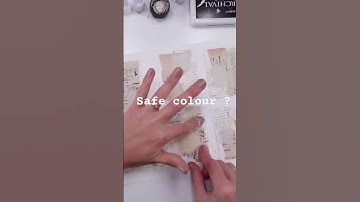 Your go to COLOUR in art journal and mixed media ? #maremismallart #art #mixedmedia #journaling