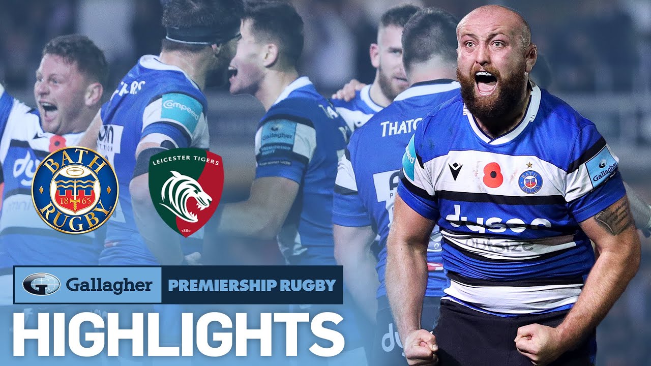 Bath v Leicester - HIGHLIGHTS Huge Last-Gasp Try Seals Comeback! Gallagher Premiership 2022/23