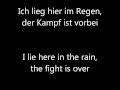 Oomph! - Regen (Lyrics + english translation)