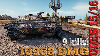 UDES 15/16  Ace tanker WoT /  бой на мастера WoT replays
