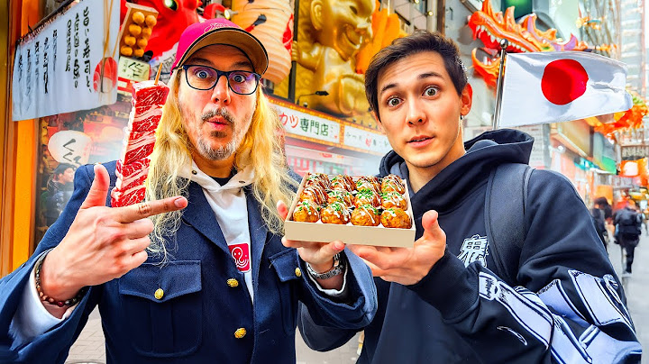 On teste la STREETFOOD à OSAKA