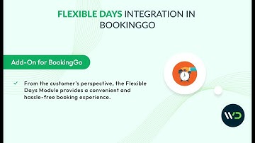 Flexible Days Integration | Enhance Your Booking Experience with BookingGo SaaS