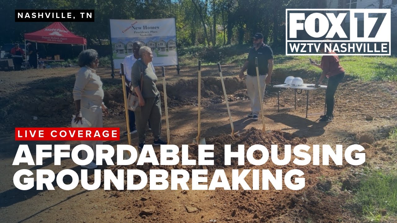 Nashville has an affordable housing groundbreaking - YouTube