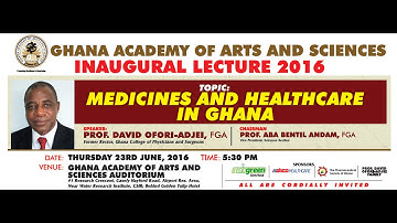GAAS Inaugural Lecture by Prof. David Ofori-Adjei