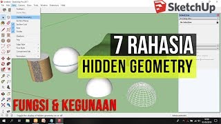 7 Tips Penggunaan Hidden Geometry di Sketchup untuk Modeling