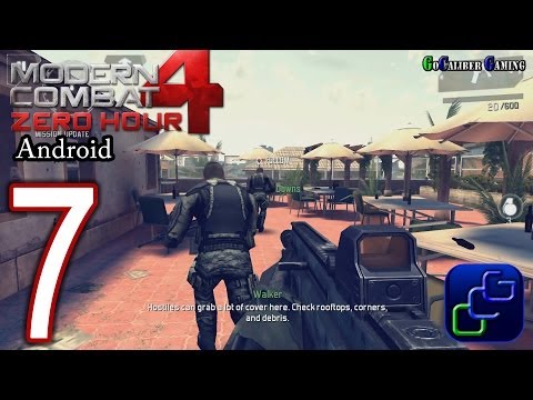 Modern Combat 4: Zero Hour Android Walkthrough - Part 7 - Mission 6: Manhunt