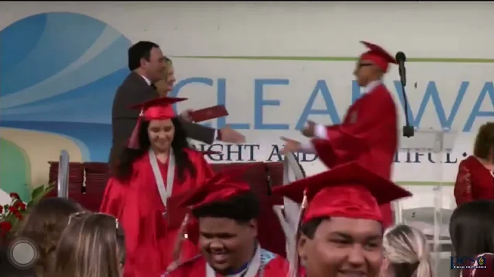 2019 Clearwater high school graduation Yovani Biue...