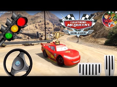 McQueen Cars 3 Dağ Yarışı Araba Oyunları / Mountain Racing Car Games /Jeux de Voiture de Course