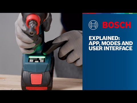 All about the Bosch Professional Toolbox app, user interface, and various screw modes