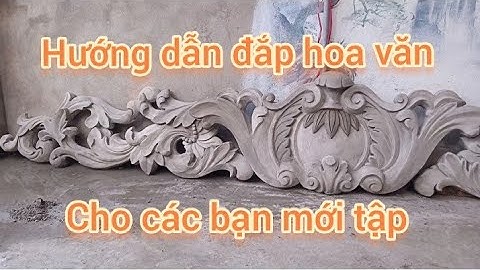 Hướng dẫn các bước để có một chiếc hoa văn tân cổ điển đẹp, Phù điêu hoa văn, Đạt tay trái