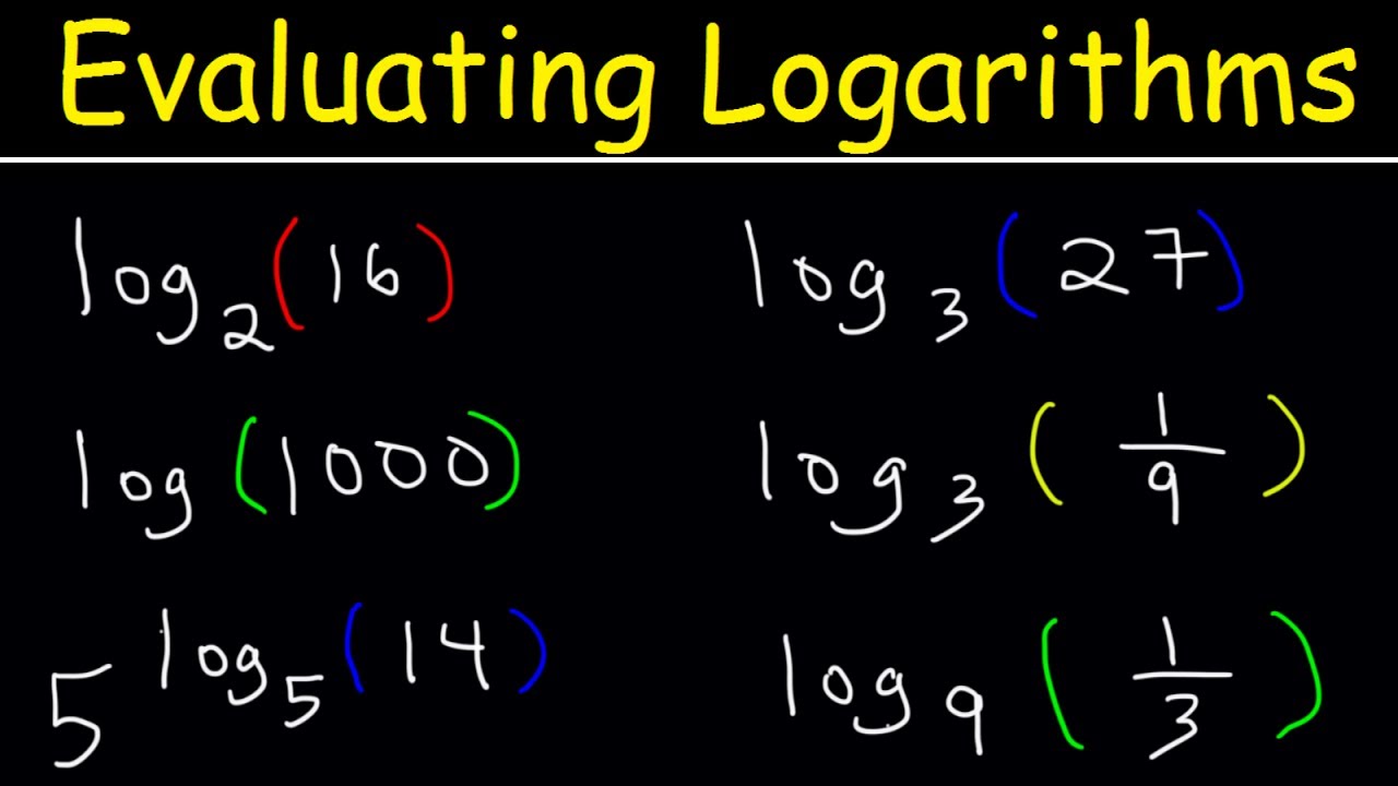 Logarithms - The Easy Way!