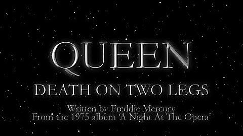Queen - Death on Two Legs (Official Lyric Video)