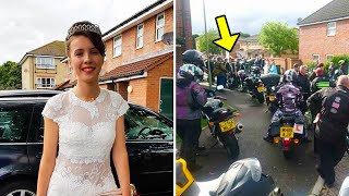 Bullied Teen Is Scared To Go To Prom, Then 120 Bikers Kock At Her Door!