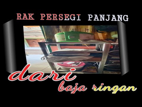  Rak  Persegi Panjang Dari  4 Batang Hollow  4 4 Baja  Ringan  