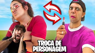 Carlos Reagindo: TROCAMOS DE PERSONALIDADE POR 24 HORAS *Deu tudo errado* (Leozin 077 e Emilly Vick)