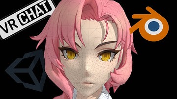 Full VRChat Avatar Tutorial ♥ Weight Painting, Rigging, Textures, Blender, Unity, XPS, MMD