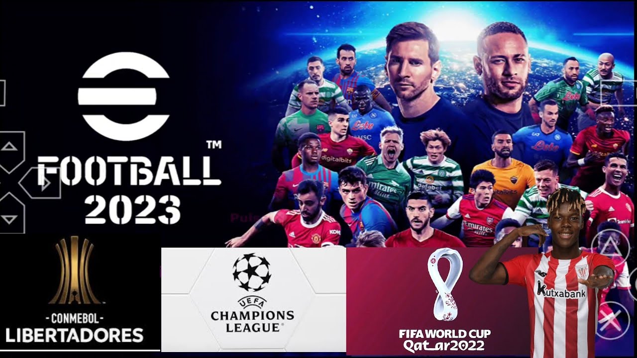 YA SALIÓ! LIBERTADORES eFootball 2023 PPSSPP CHAMPIONS LEAGUE, NUEVOS