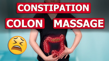 How to Massage Out Your Stuck Poop | FIX CONSTIPATION