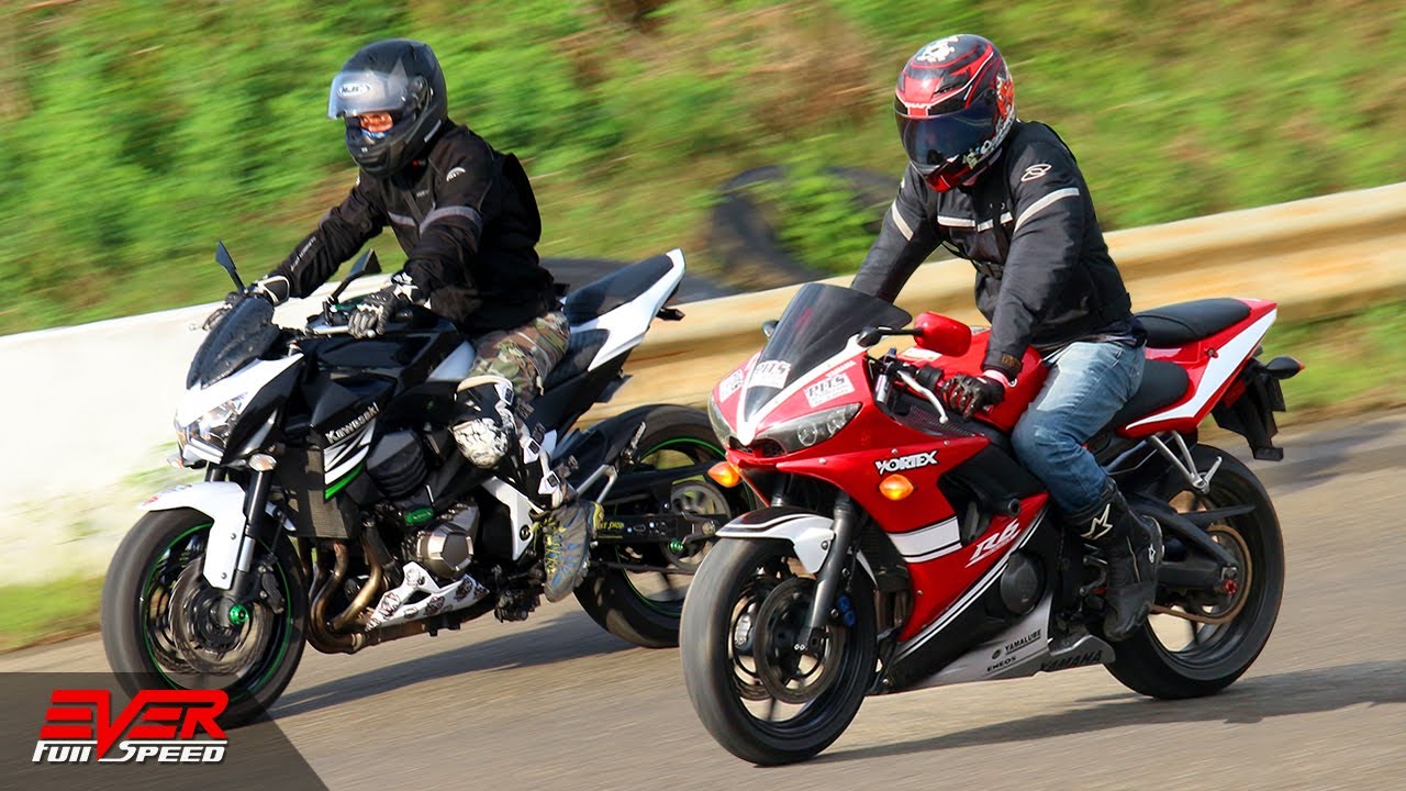 Kawasaki Z800 𝙑𝙎 Yamaha R6 (2003-2004) 🏁 6 Carreras 🏍️🏍️🚦 DRAG RACING  - YouTube