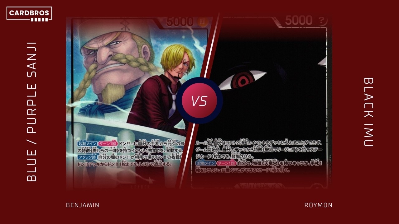 Blue/Purple Sanji vs Black Imu | CARDBROS OPCG Flagship 7 February 2026 Semi Final