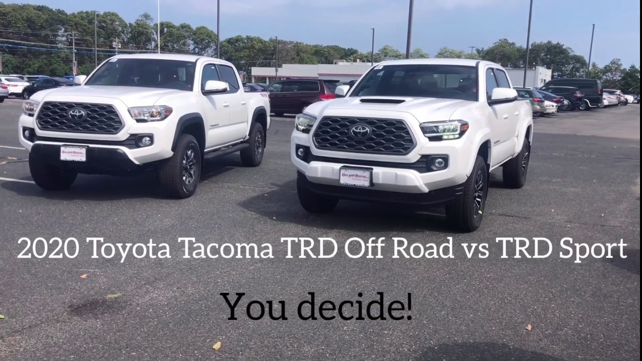 Difference Between Toyota Tacoma Sr And Sr5