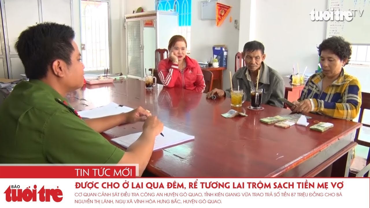 Được cho ở lại qua đêm, rể tương lai trộm sạch tiền mẹ vợ - YouTube