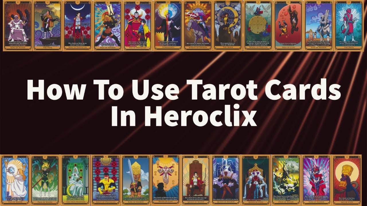 Heroclix How to Use Tarot Cards YouTube