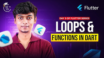 #3 Loops and Functions in Dart |  Flutter tutorials for Beginners in Tamil | EMC