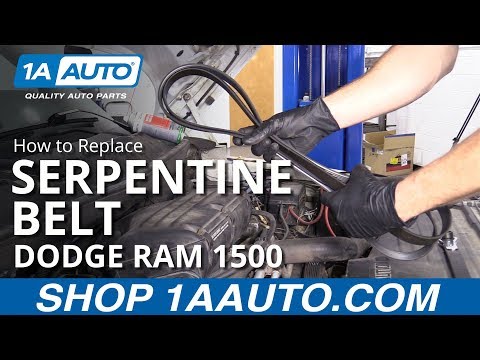 How to Replace Serpentine Belt 94-02 Dodge Ram 1500