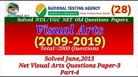 Net Visual Arts Solved June 2013 Questions Paper-3 Part-4