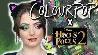 HOCUS POCUS 2 x COLOURPOP COLLECTION REVIEW AND TUTORIAL