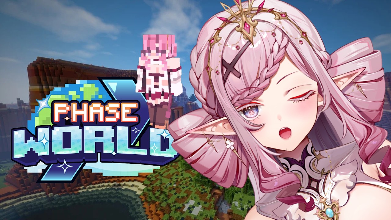 【Minecraft】WELCOME TO MY CASTLE! How to make the prettiest windows? 【Phase World Server】