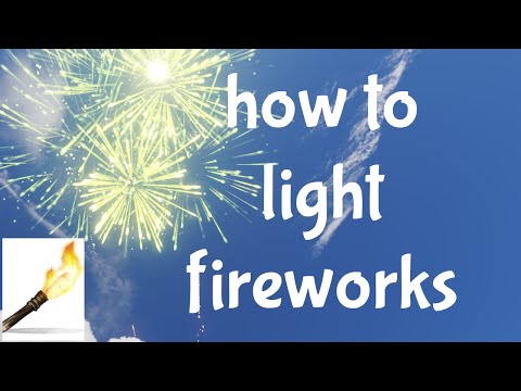 Rust fireworks how to light them