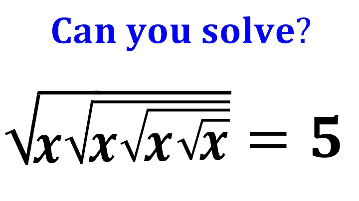 A TRICKY SAT radical equation | Can You Solve?