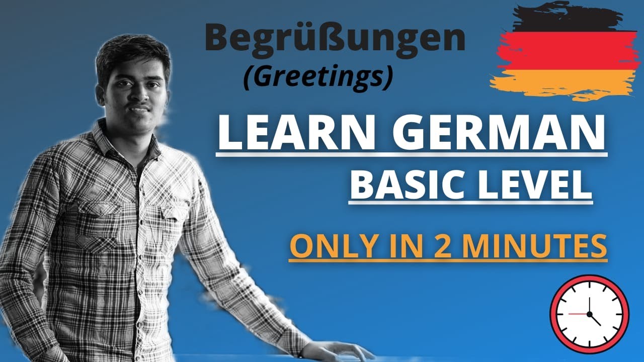 LEARN GERMAN FOR BEGINNERS (just in 2 minutes) - YouTube