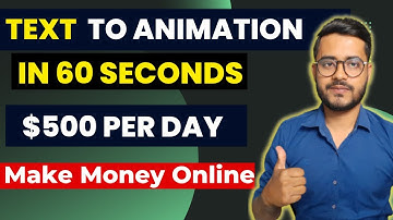 Text to Animation Video using AI Tools for FREE | Make Money Online 2023