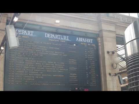 Paris Departure Board