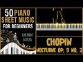 CHOPIN - Nocturne Op. 9 No. 2 | Easy Piano Tutorial